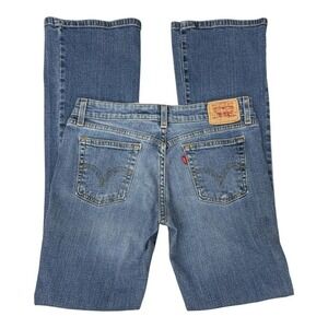 Levi's 518 super low blue flare bootcut  jeans Junior sizing